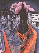 Ernst Ludwig Kirchner The red tower of Halle Spain oil painting artist